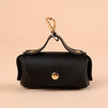 Elegant Leather Poop Bag Holders