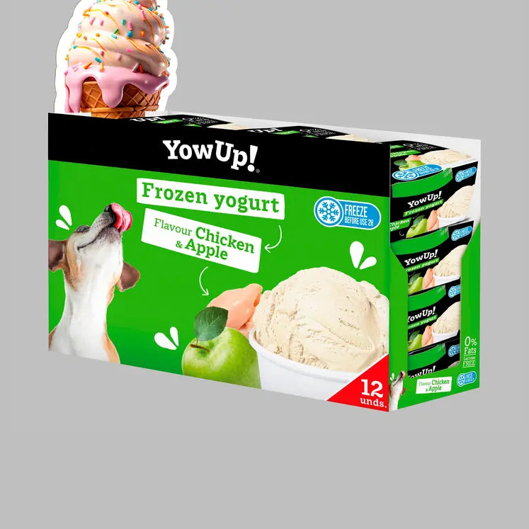 YowUp! Frozen Yogurt for Dogs – Chicken & Apple