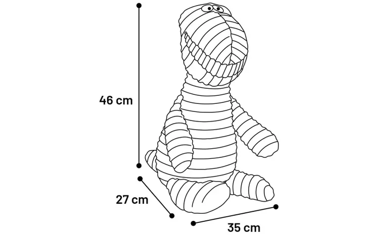 Flamingo Toy Ribbi Crocodile Green