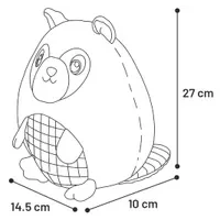 Flamingo Speelgoed Bollu Eekhoorn Bruin