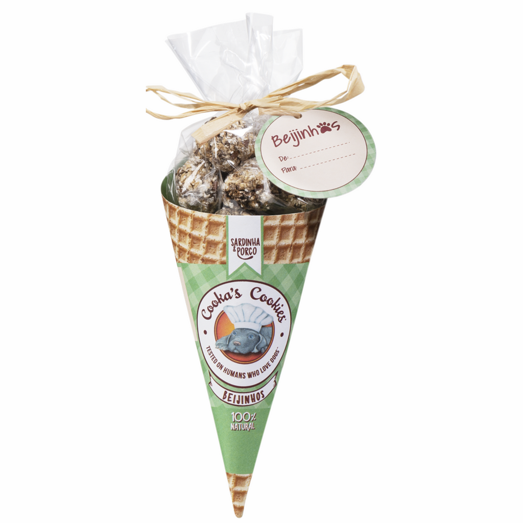 Cooka's Cookas Sardine & Varkensvlees Beijinhos (50g)