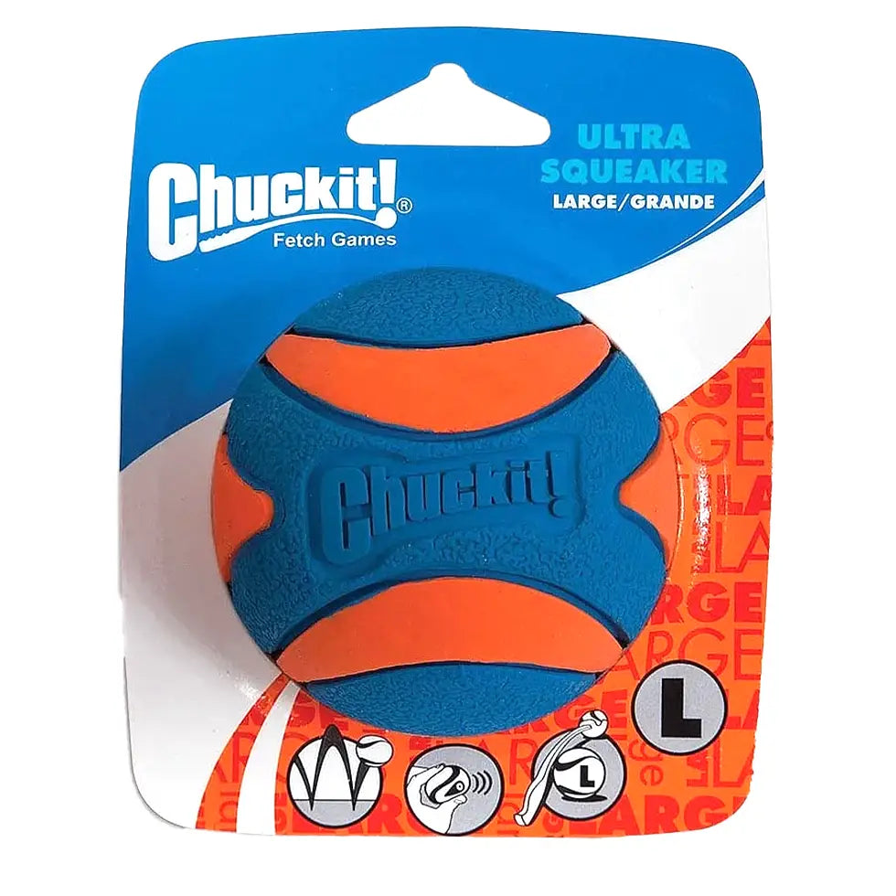 Chuckit! Ultra Squeaker Ball – Large (9cm)