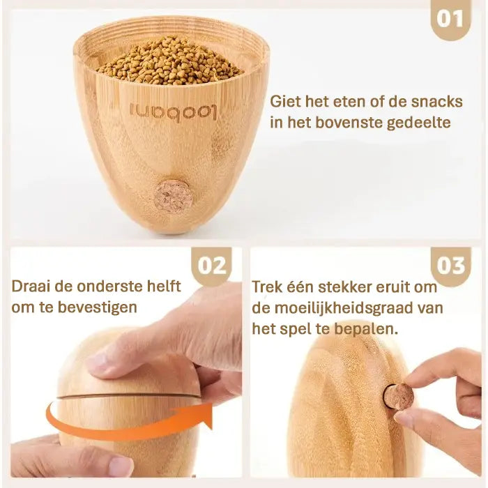 Wobble Egg Dog Puzzle - Brainwork - Mental Training