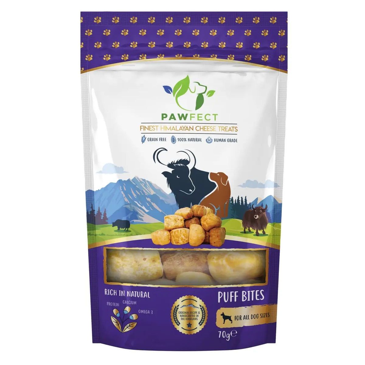 Pawfect Chew Puff Bites (70g)